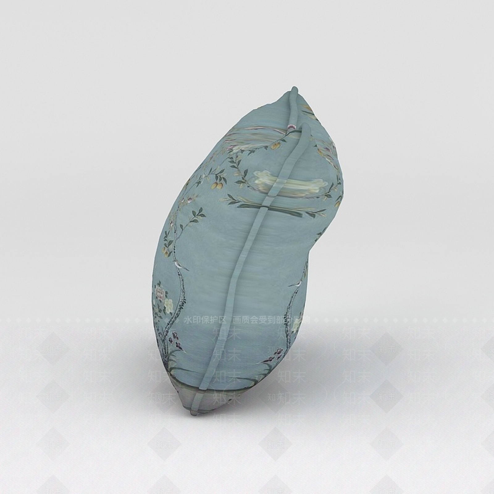 现代刺绣抱枕3D模型下载【ID:1188830449】