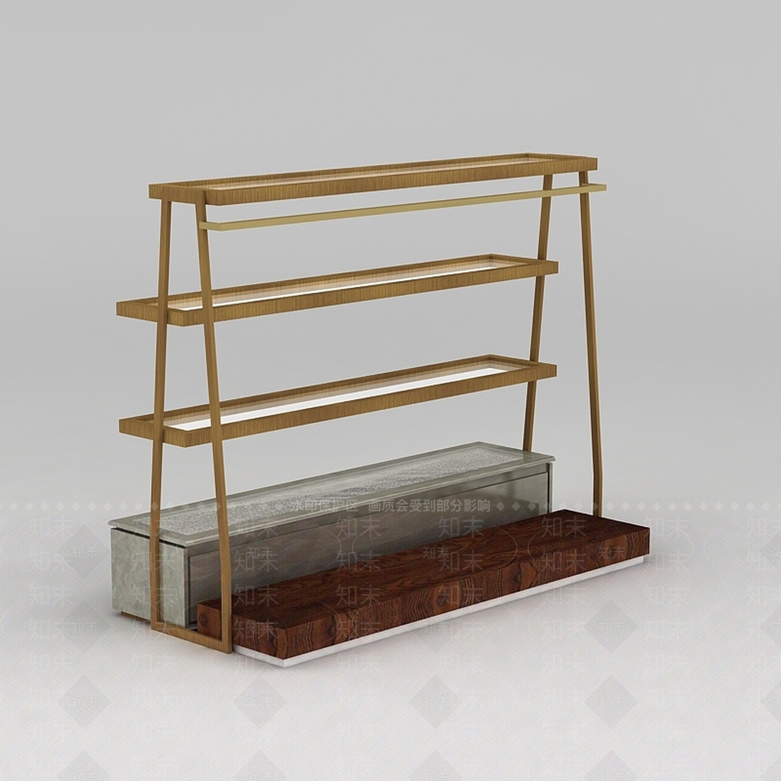 现代置物架3D模型下载【ID:1188832762】