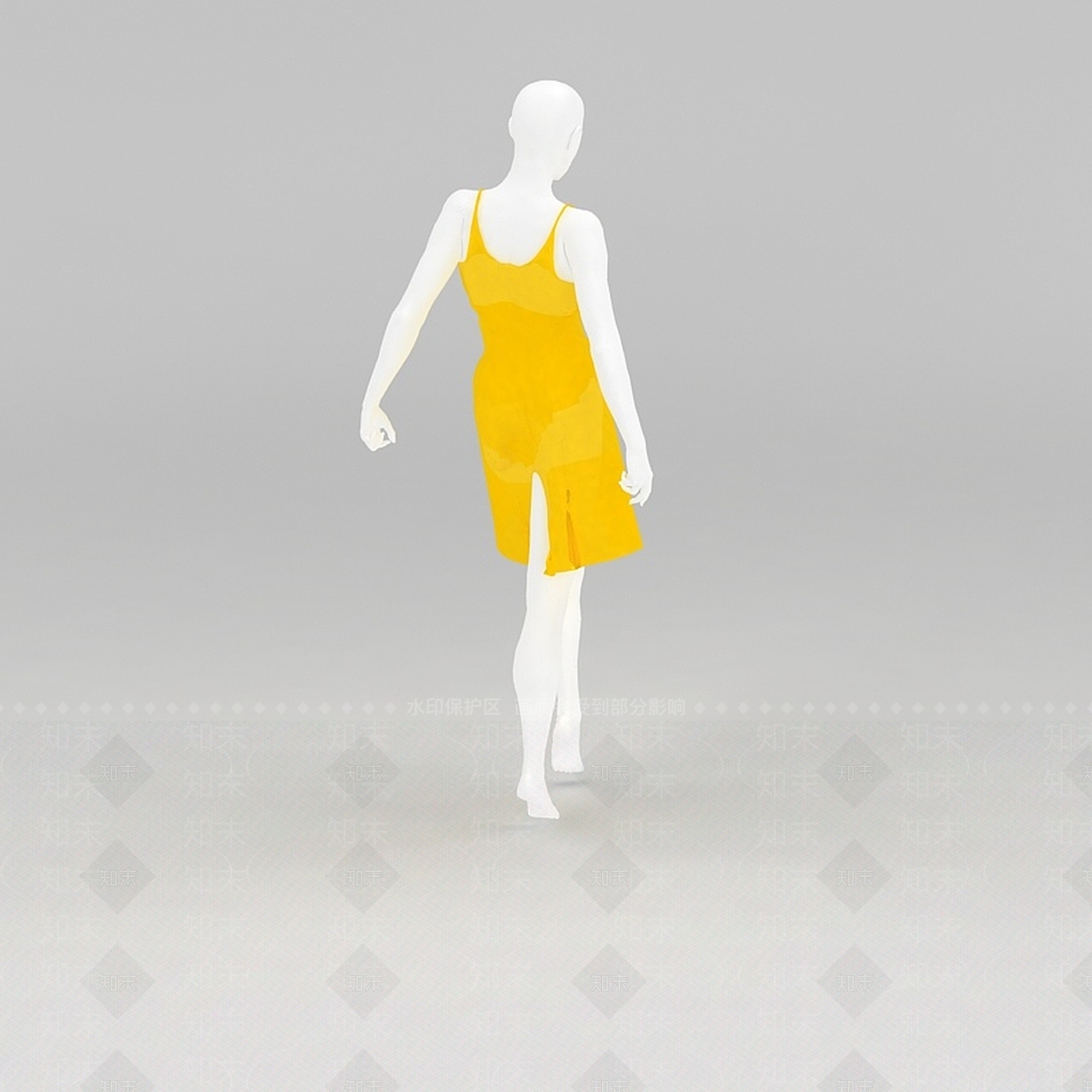 现代女装展示模特道具3D模型下载【ID:1188832970】