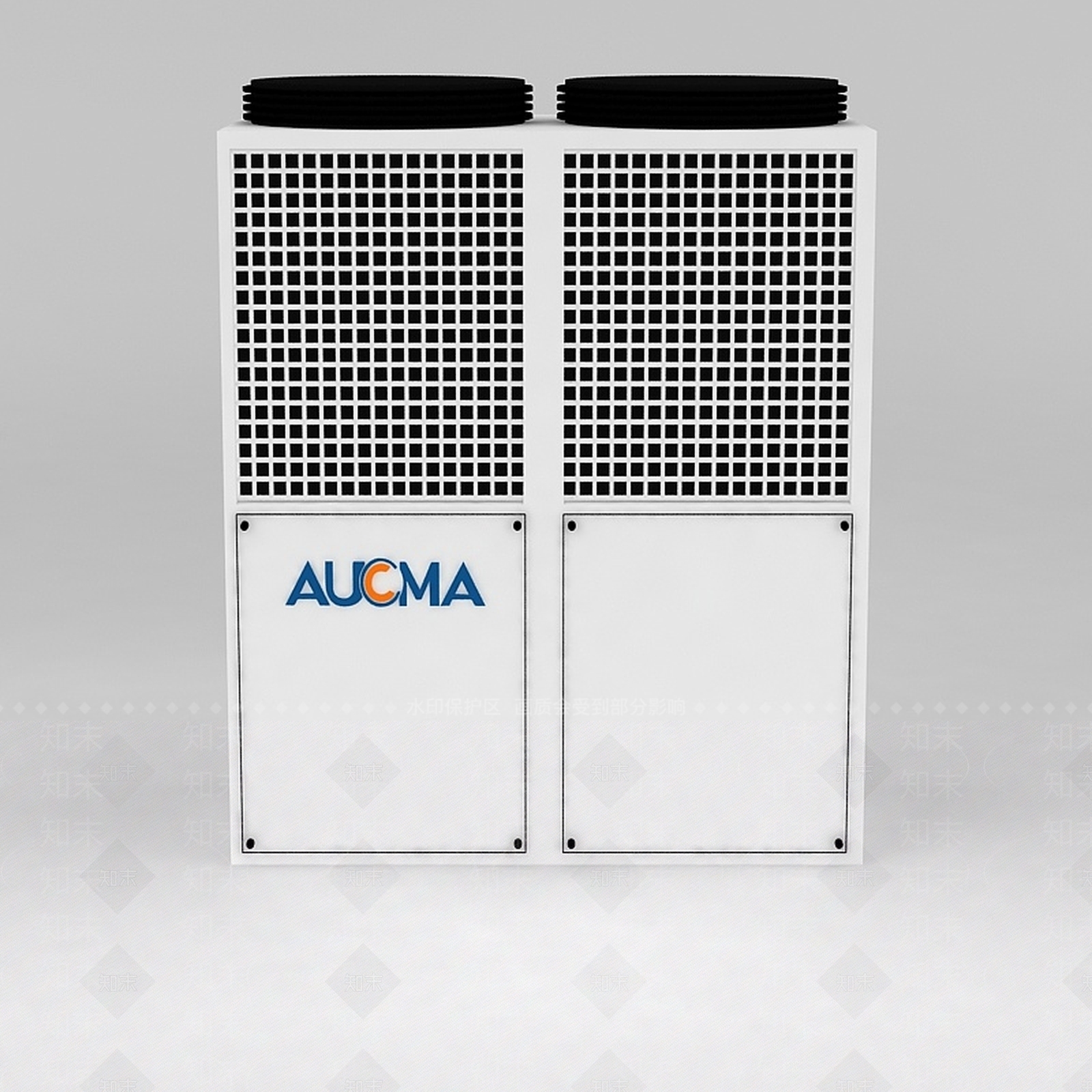 现代大型空调室外机3D模型下载【ID:1188833153】