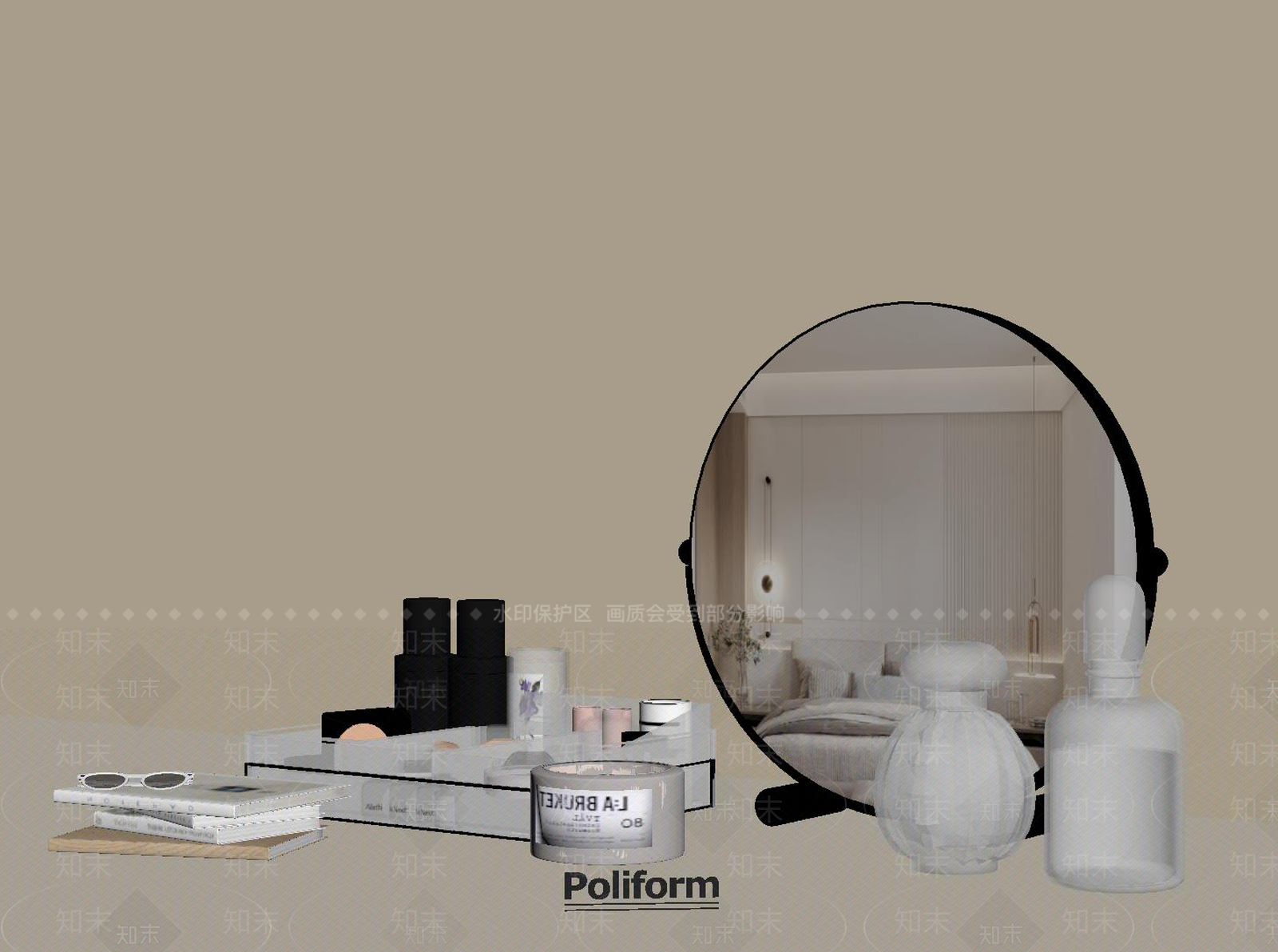 化妆品SU模型下载【ID:1188837566】