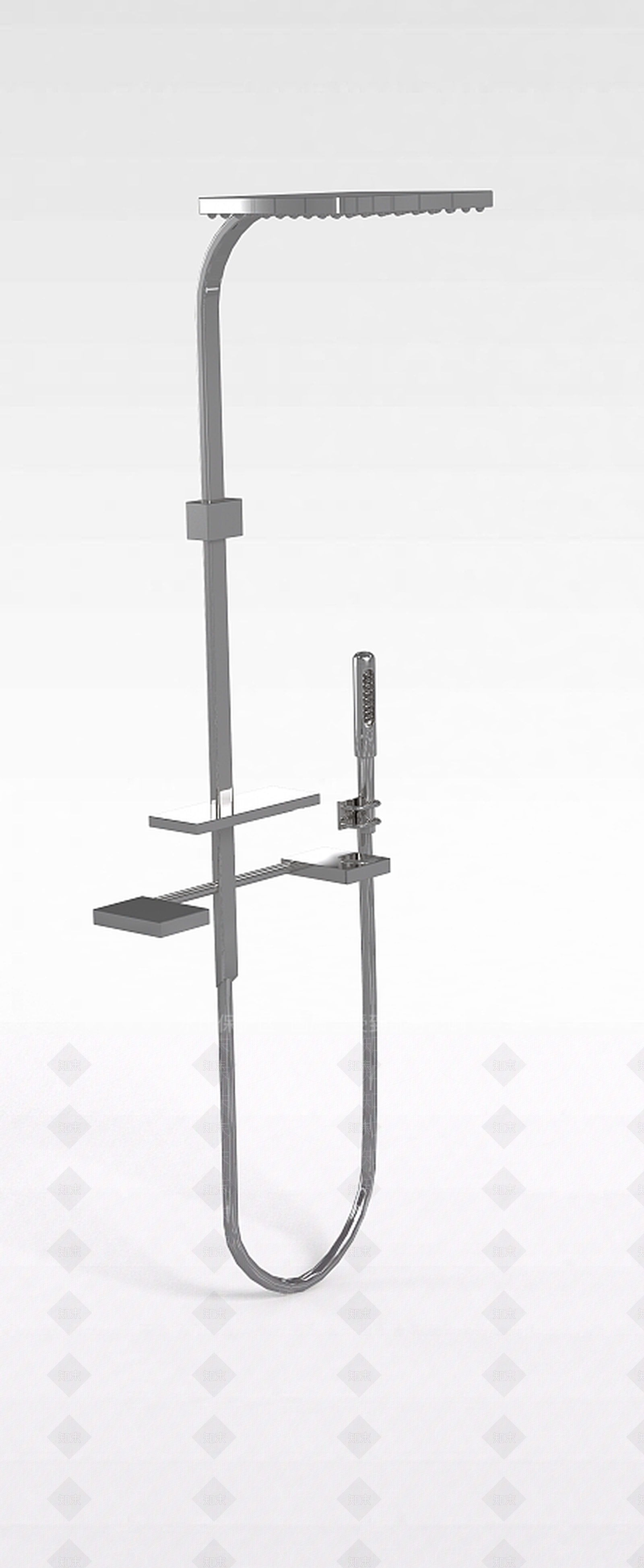 现代淋浴器3D模型下载【ID:1188837779】