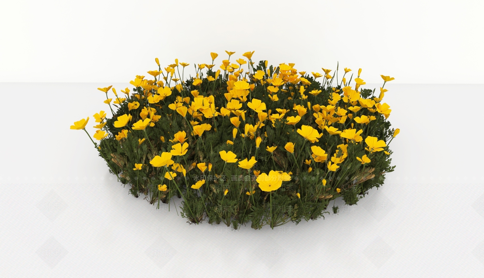花草组合3D模型下载【ID:1188838532】