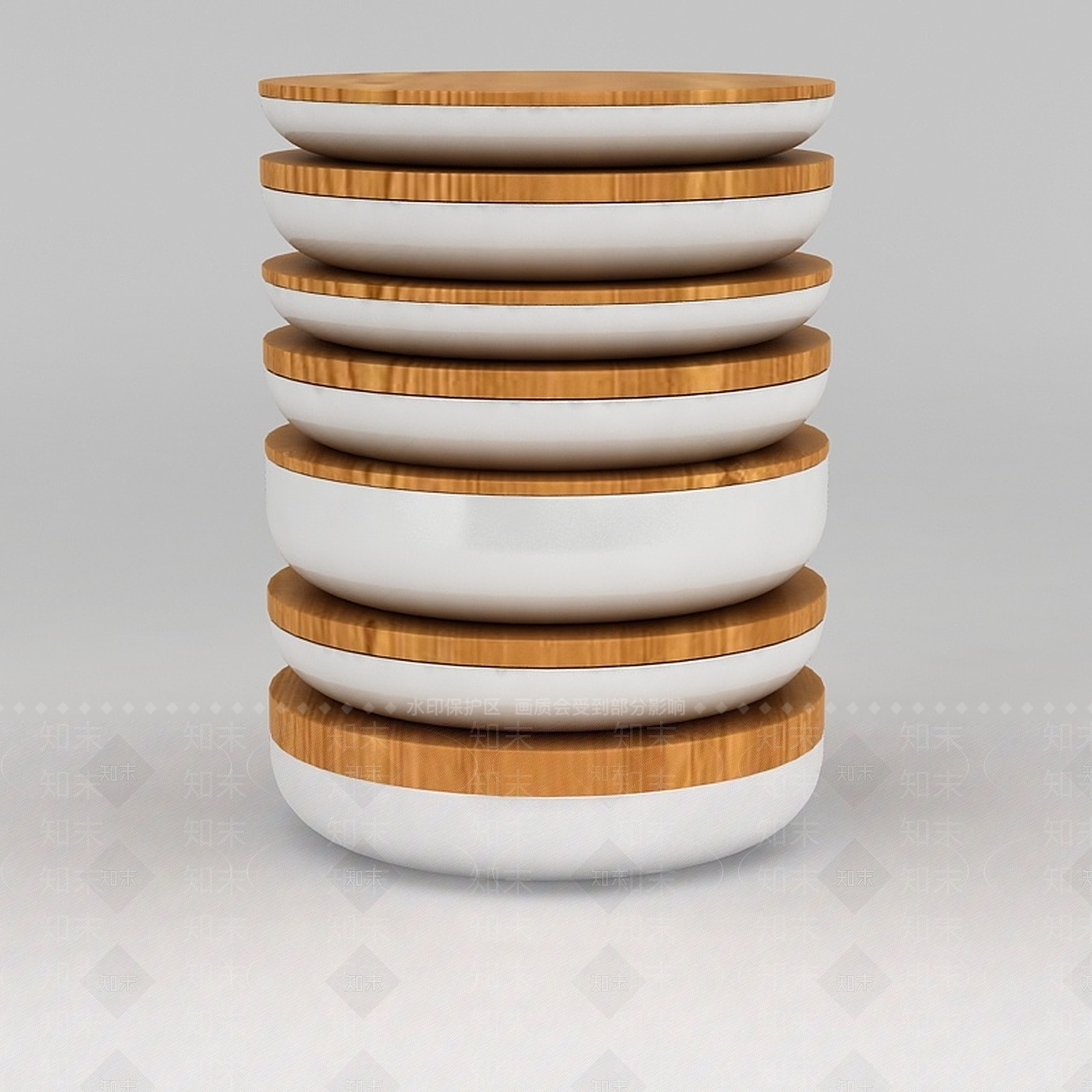 现代饭盒3D模型下载【ID:1188838469】