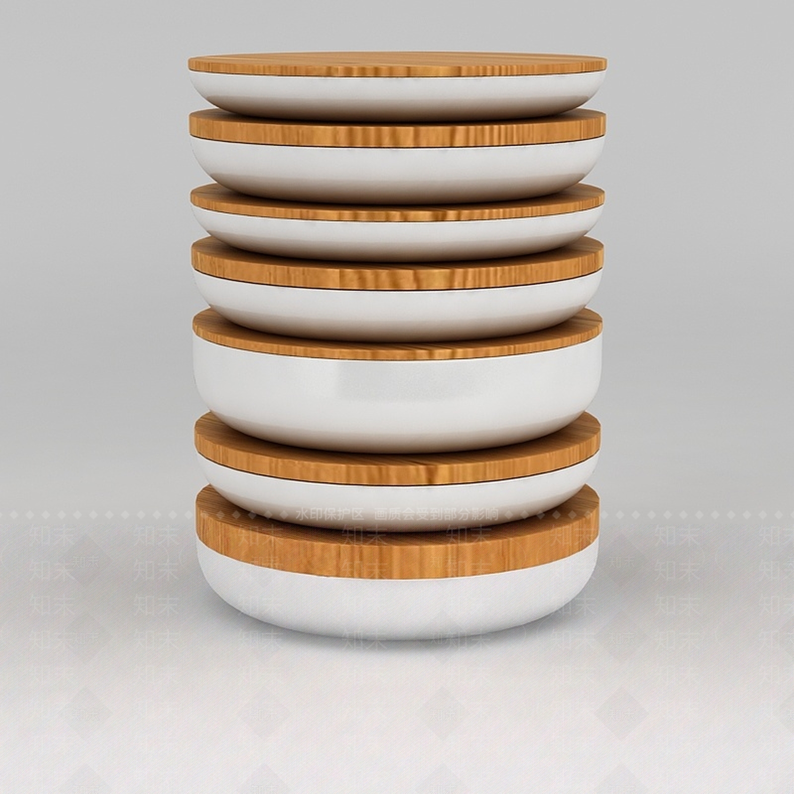现代饭盒3D模型下载【ID:1188838469】