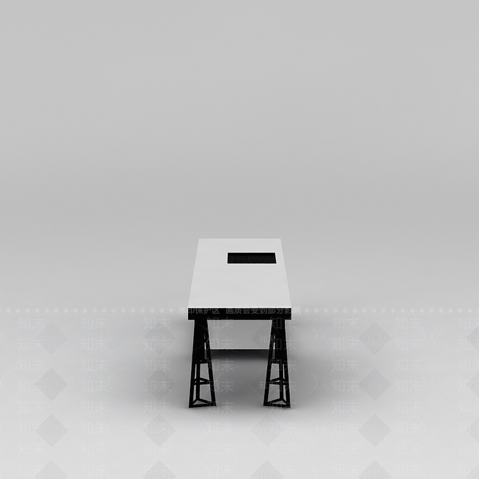 现代办公桌3D模型下载【ID:1188838515】