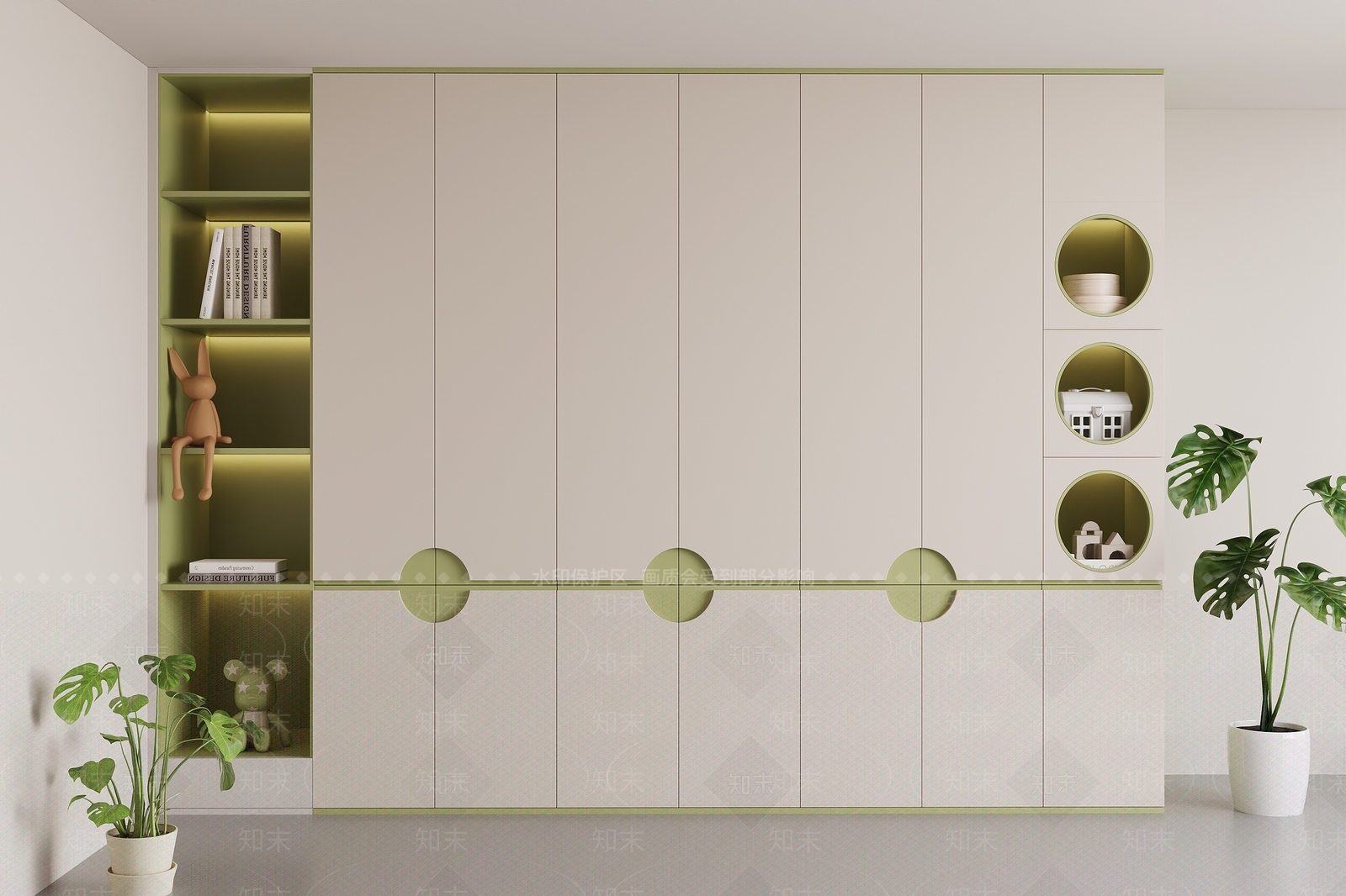 现代衣柜3D模型下载【ID:1188839767】