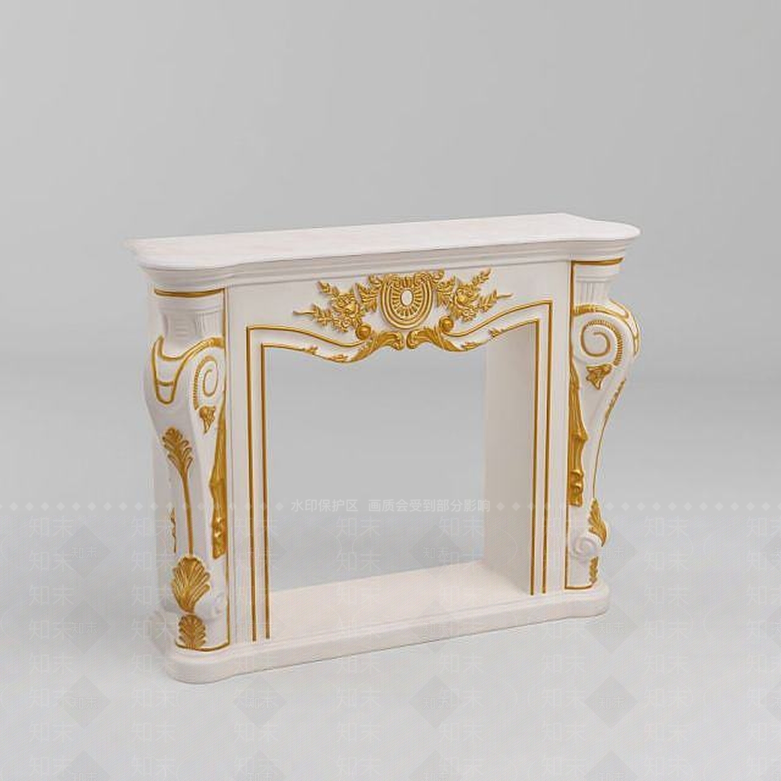 法式壁炉3D模型下载【ID:1188842441】