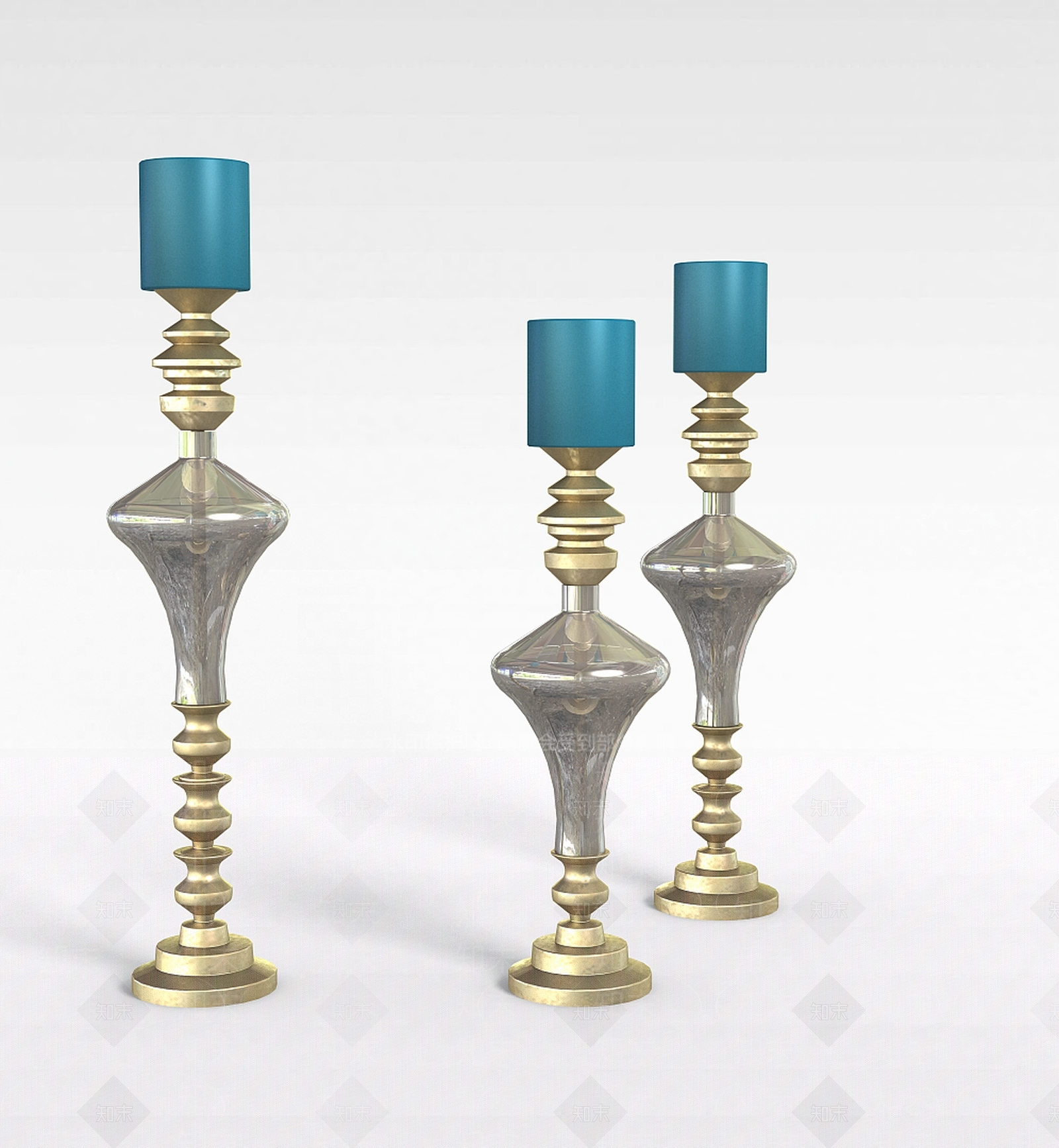 现代楼梯柱3D模型下载【ID:1188844782】