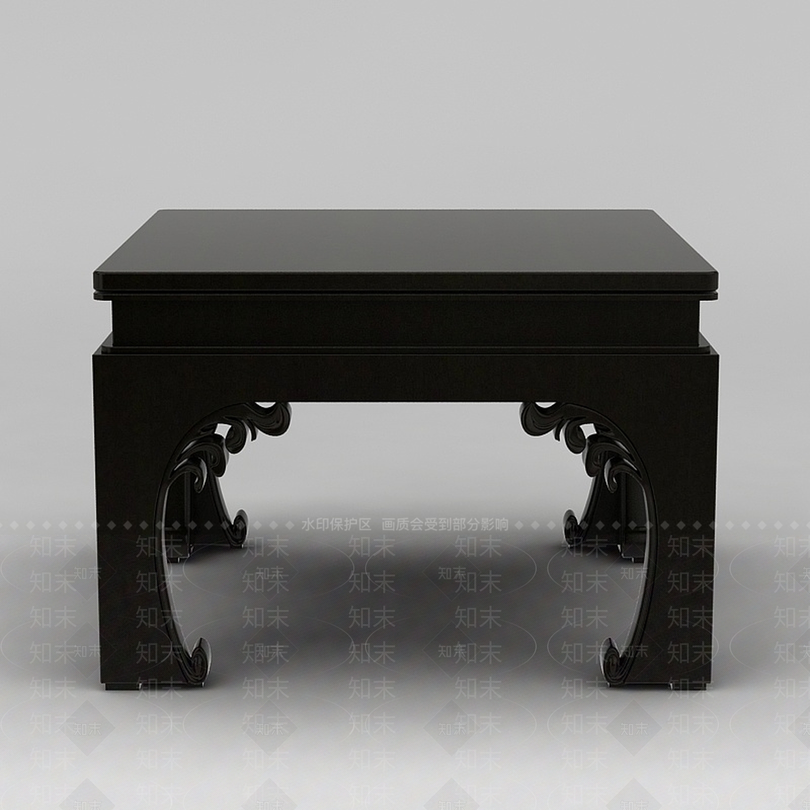 中式方桌3D模型下载【ID:1188846204】