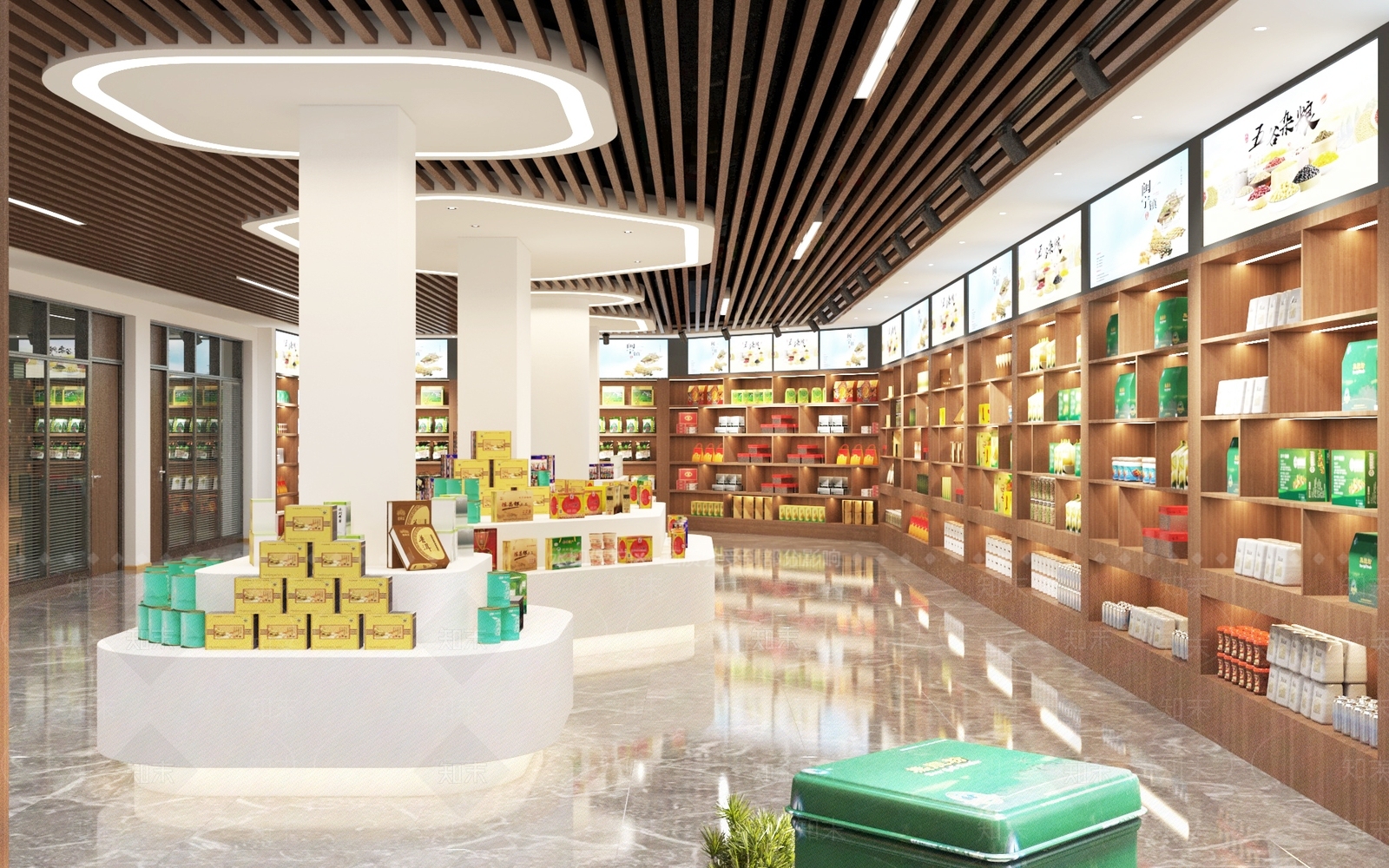 现代超市3D模型下载【ID:1215061291】