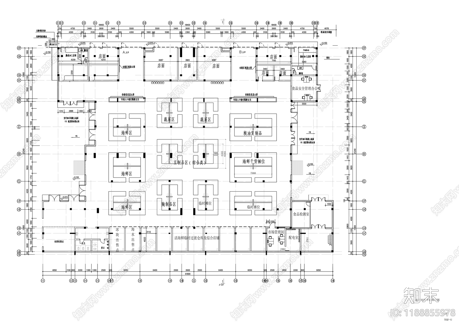 现代其他公共空间cad施工图下载【ID:1188855978】