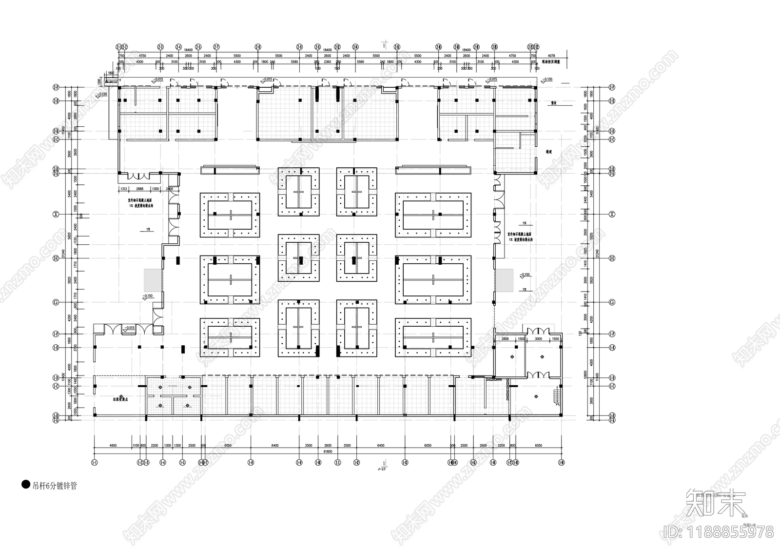 现代其他公共空间cad施工图下载【ID:1188855978】