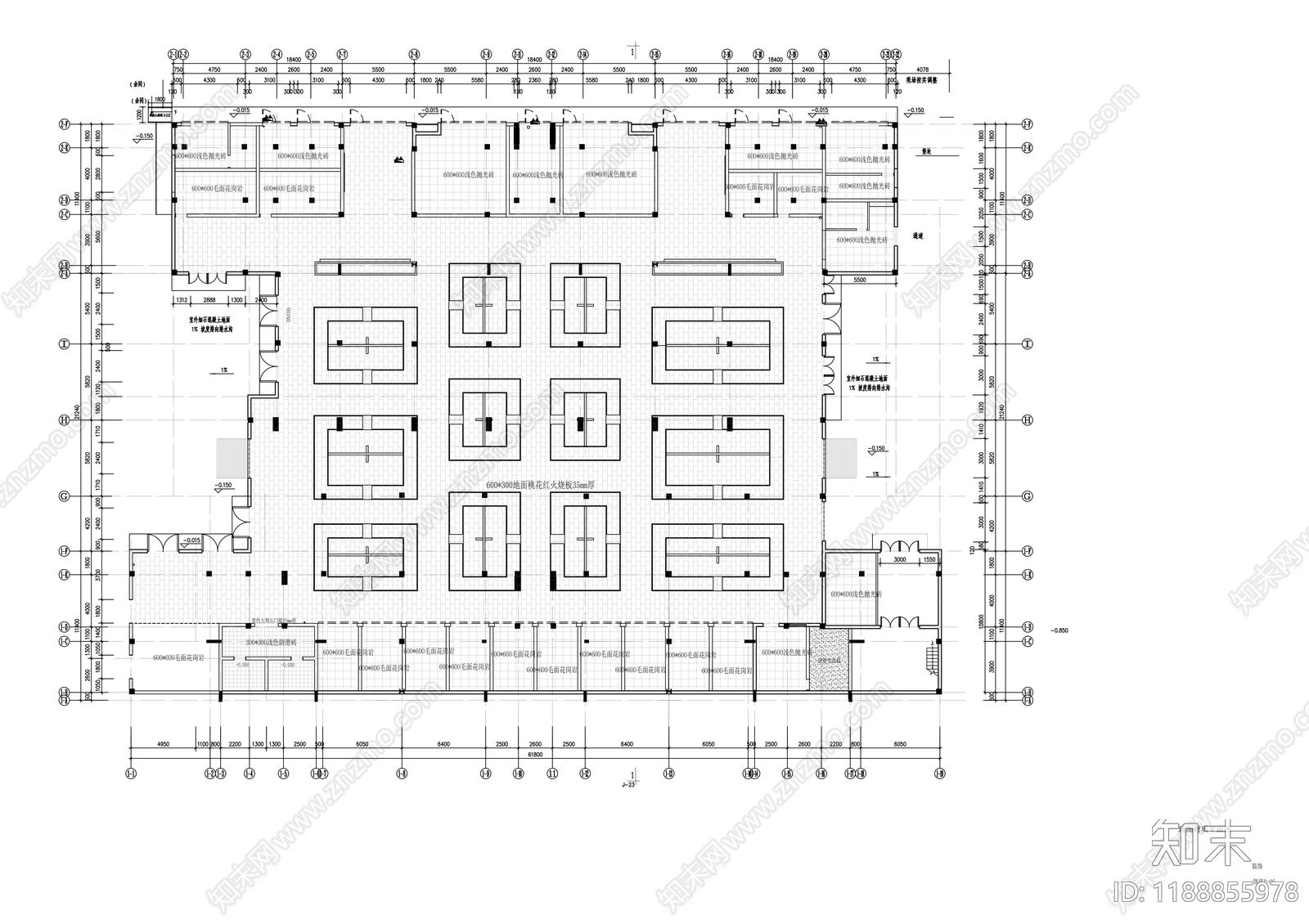 现代其他公共空间cad施工图下载【ID:1188855978】