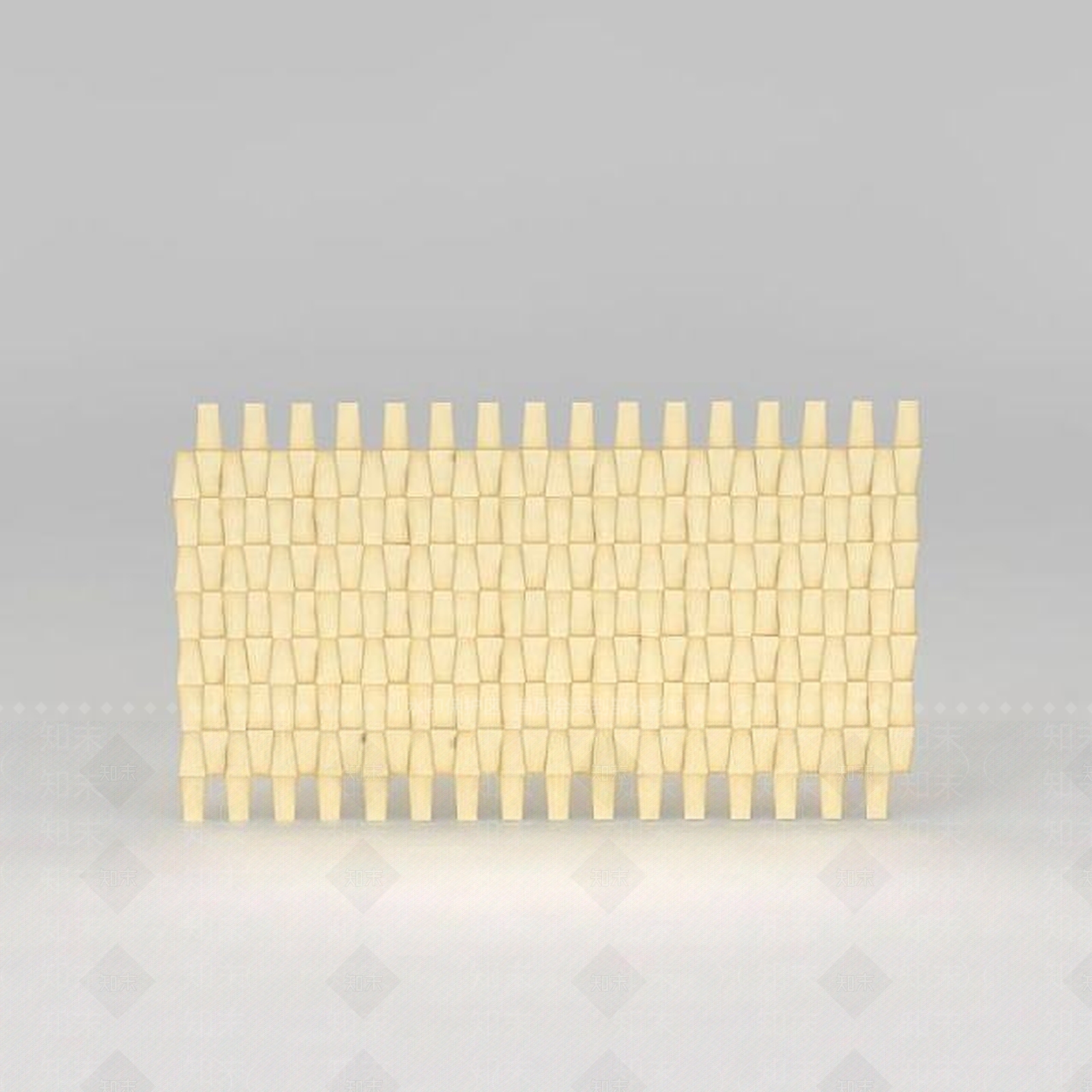 现代金黄色背景墙3D模型下载【ID:1188856989】
