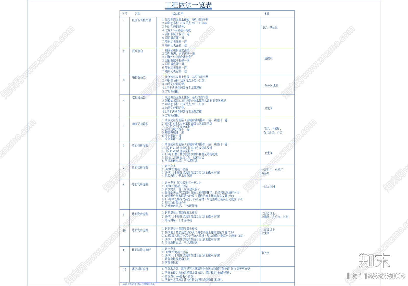 现代整体办公空间cad施工图下载【ID:1188858003】