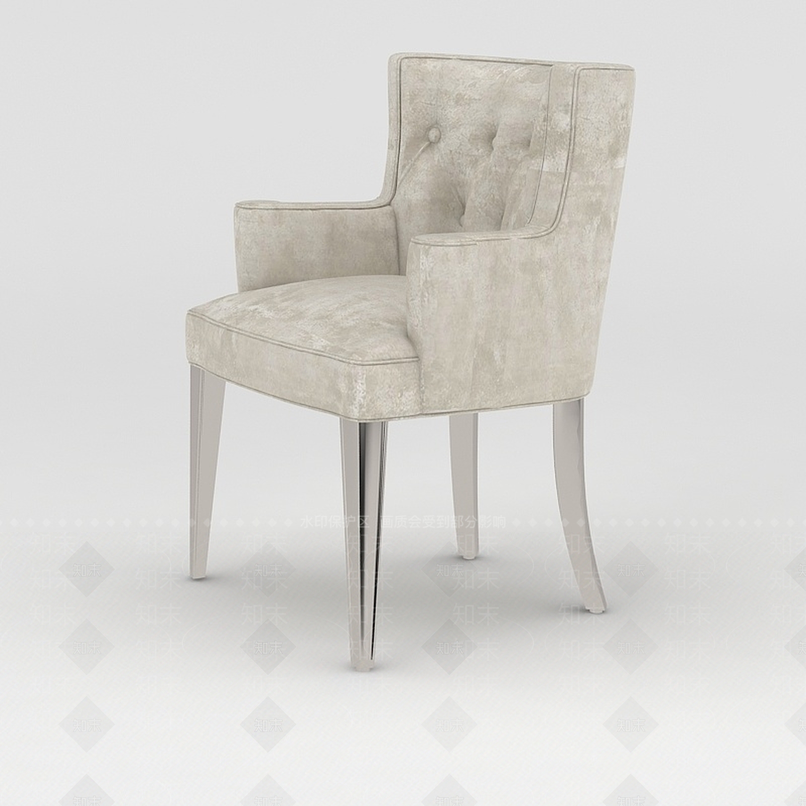 现代软包椅3D模型下载【ID:1188858650】