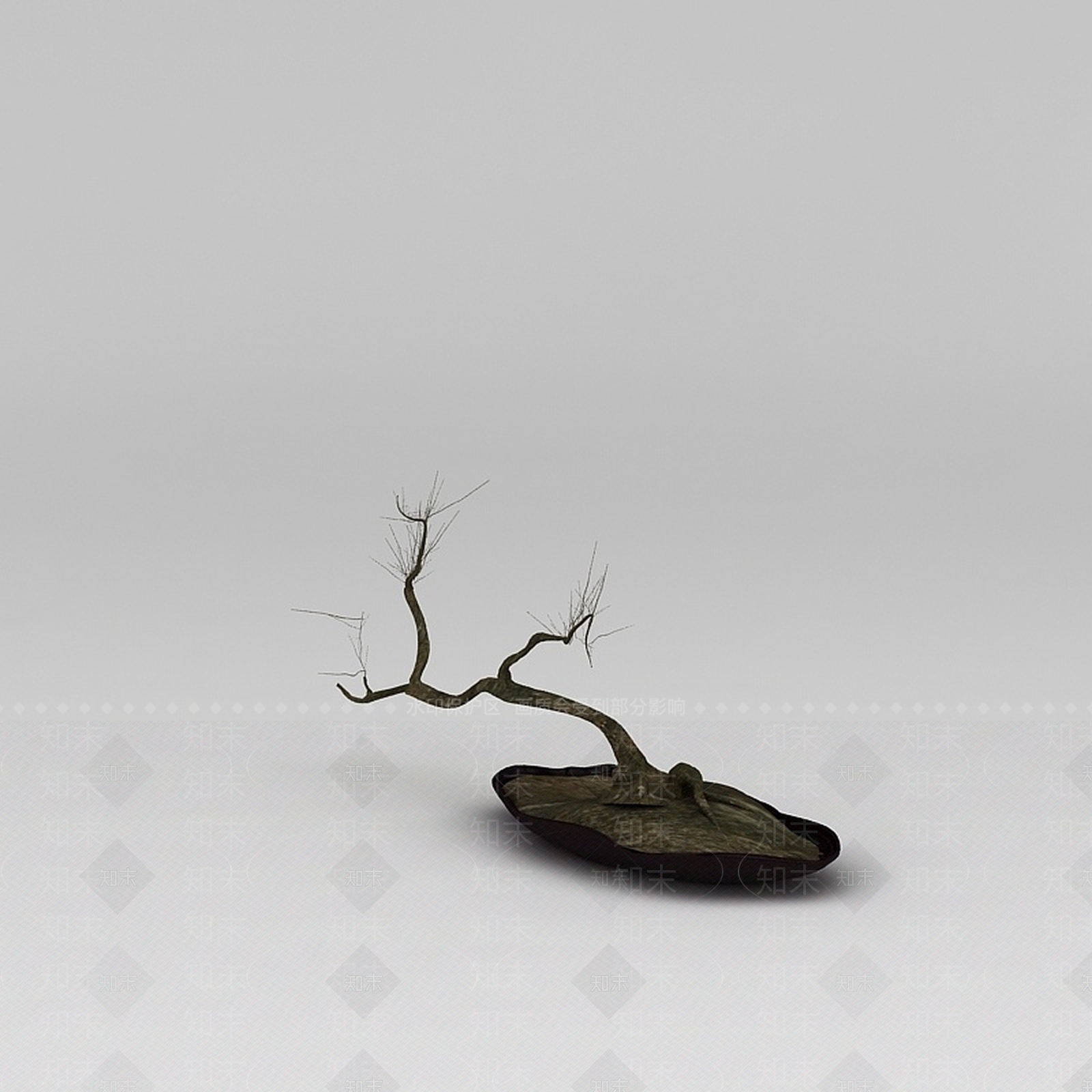 现代干枝盆景3D模型下载【ID:1188858944】