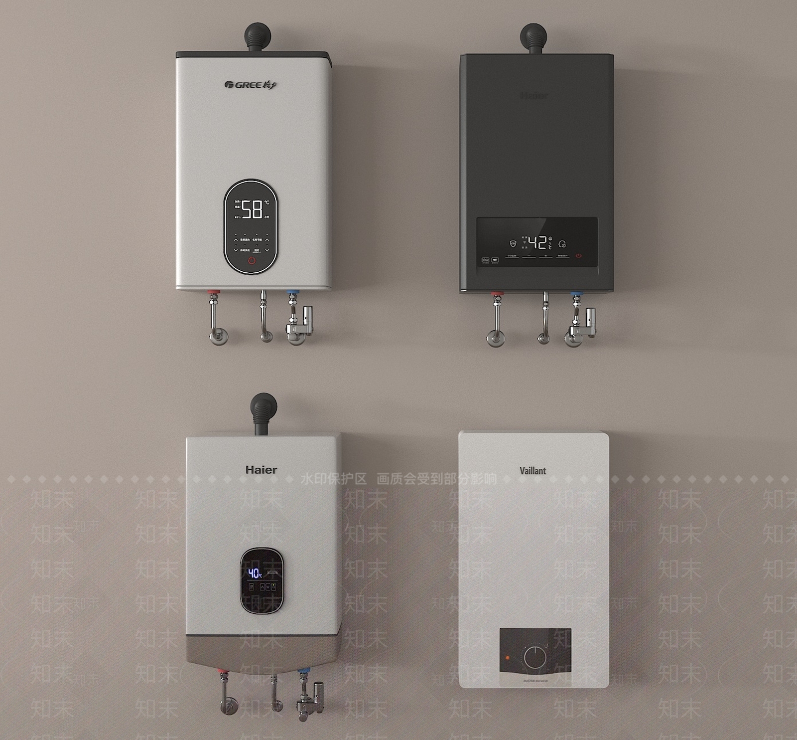 热水器3D模型下载【ID:1188860135】