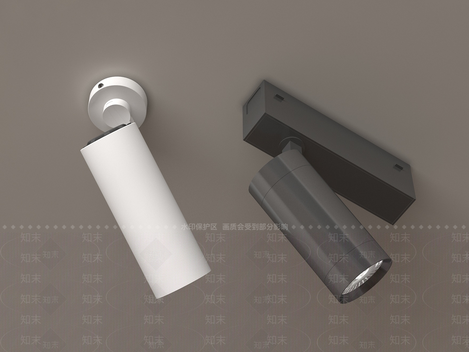 现代射灯3D模型下载【ID:1188861456】