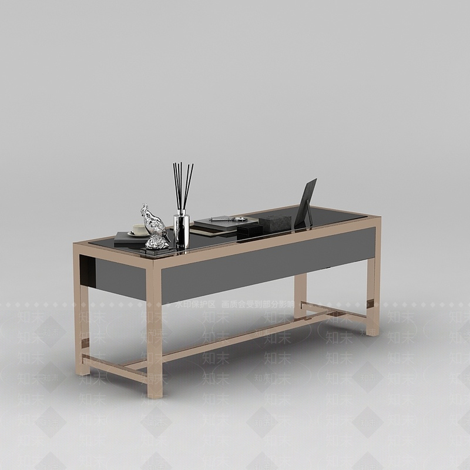现代办公桌3D模型下载【ID:1188862404】