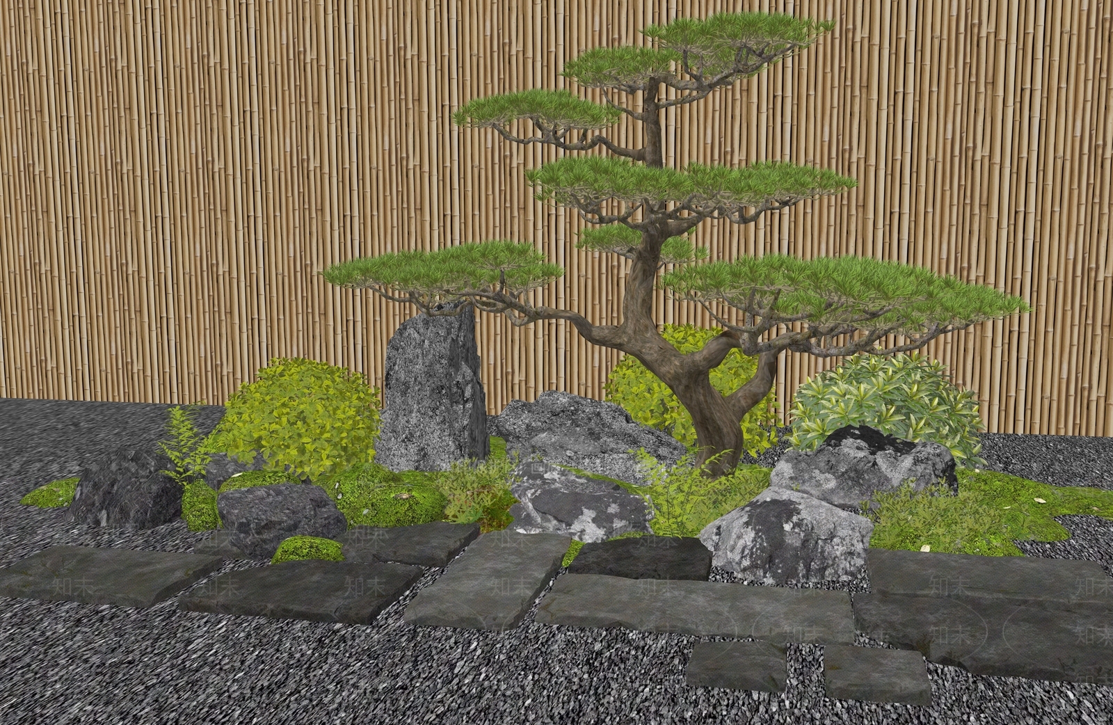 植物组合SU模型下载【ID:1188863139】