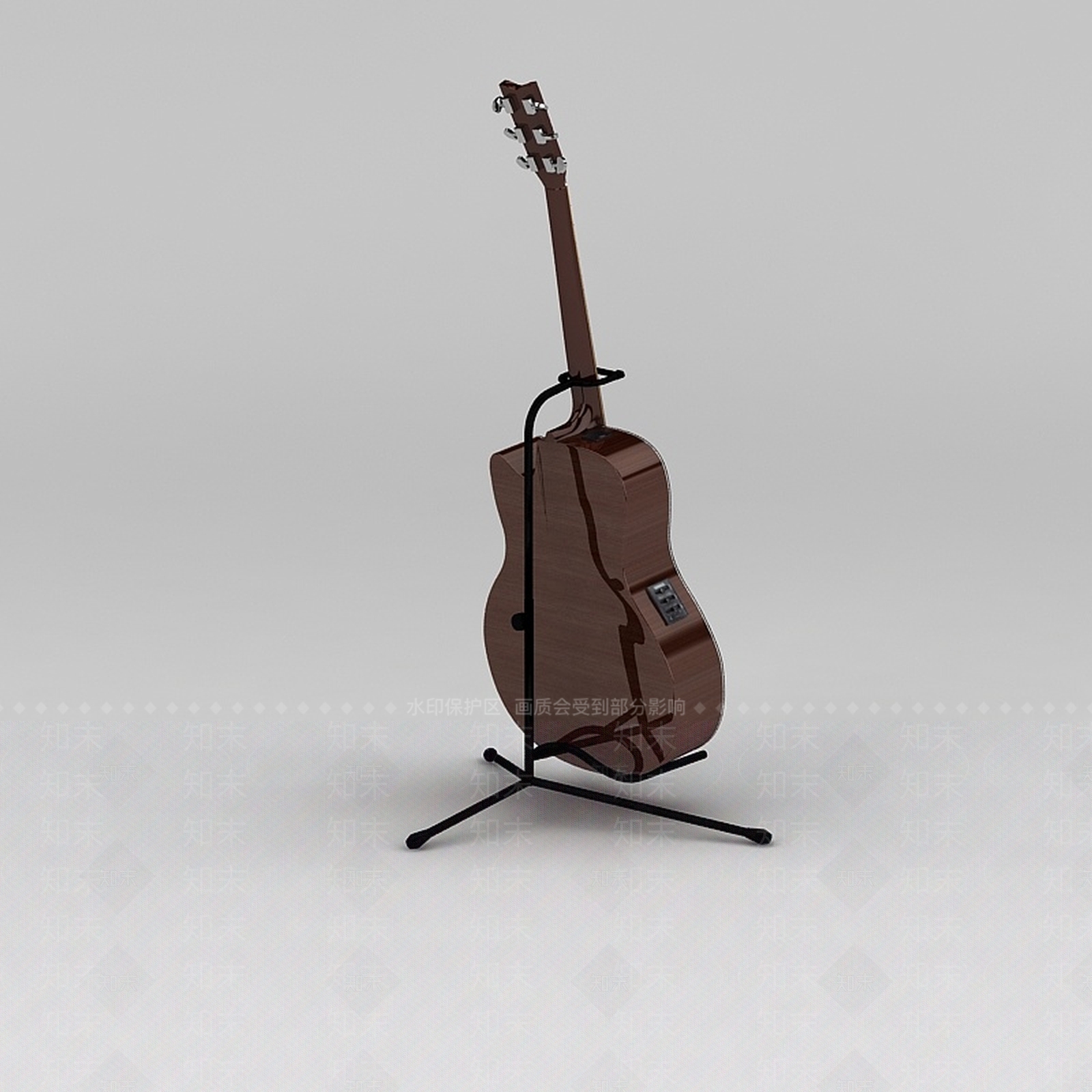 现代电吉他3D模型下载【ID:1188863171】