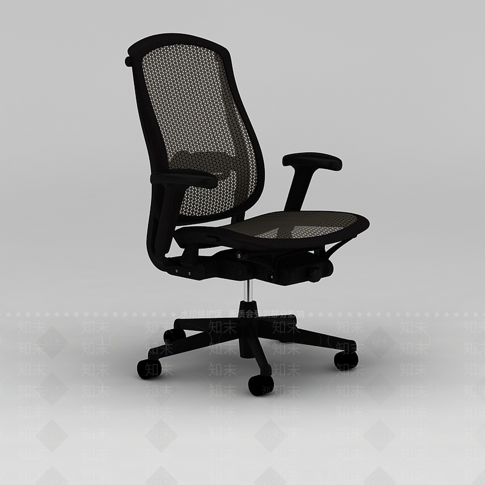 现代员工办公椅3D模型下载【ID:1188863211】