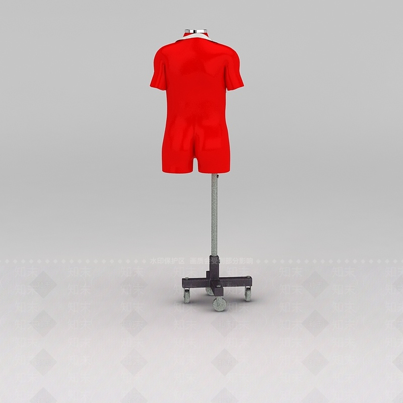 现代服装店模特架3D模型下载【ID:1188863585】