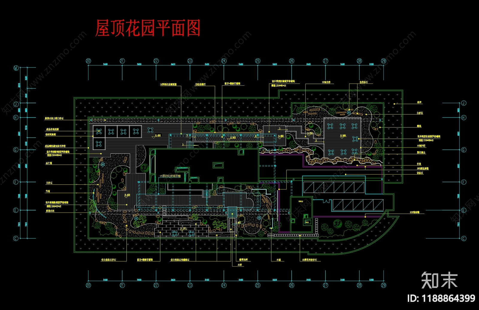 景观平面图施工图下载【ID:1188864399】