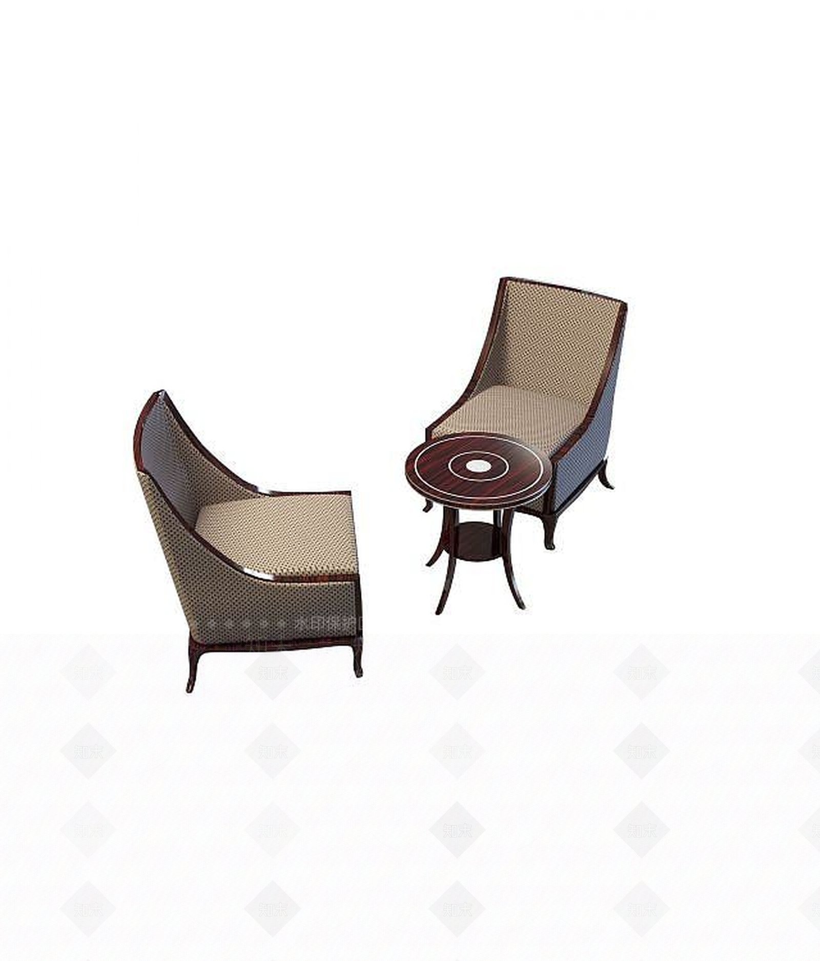 现代卧室商务桌椅3D模型下载【ID:1188866620】