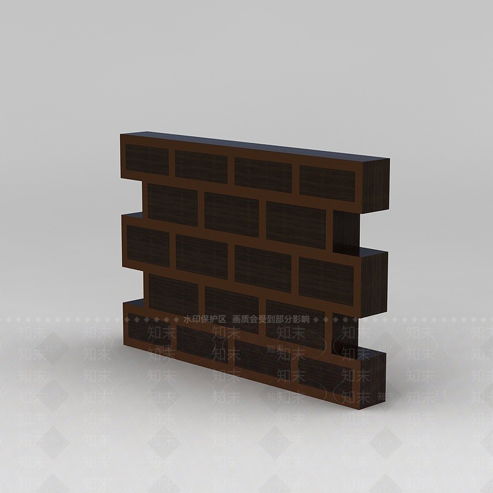 中式书房置物架3D模型下载【ID:1188867448】