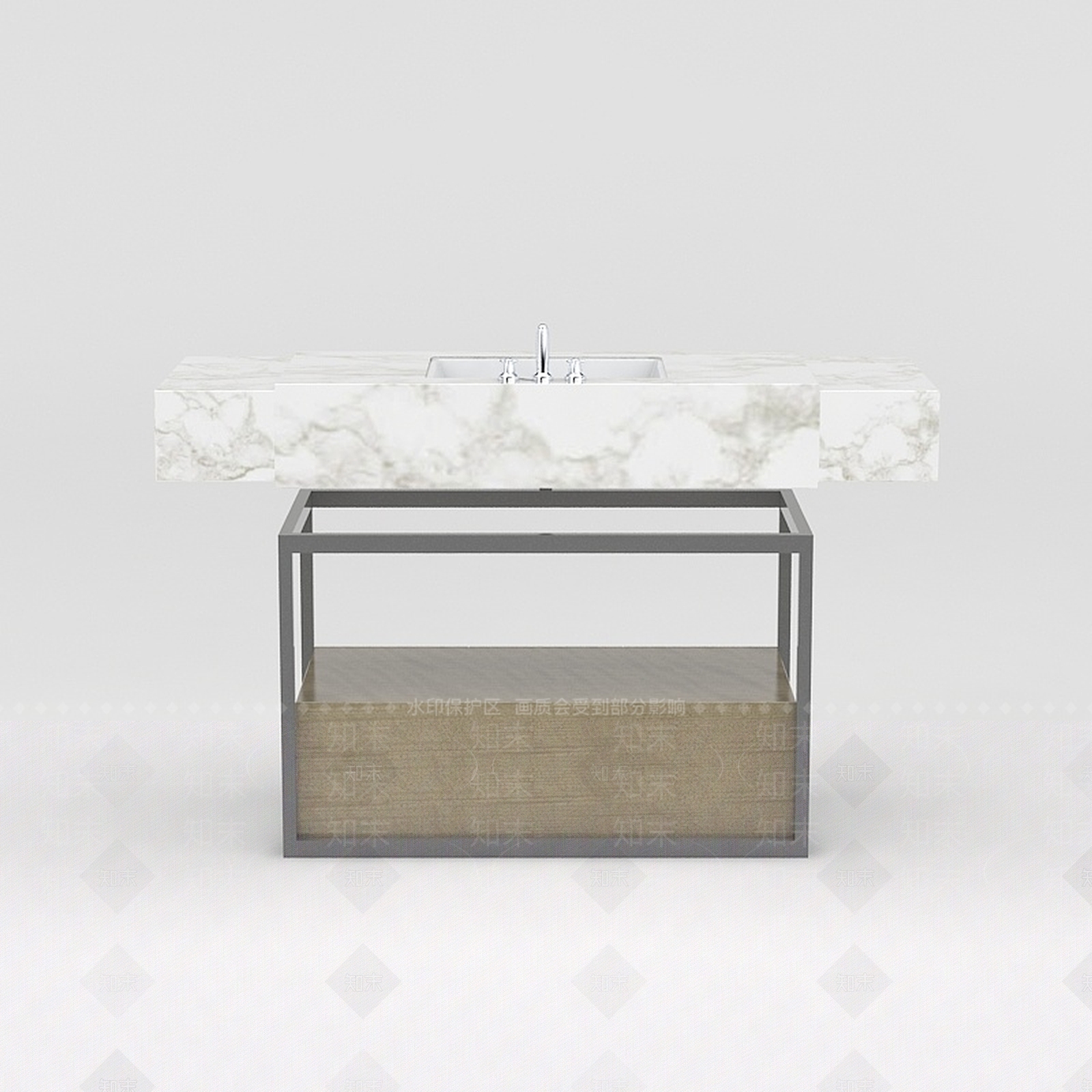 现代洗脸台3D模型下载【ID:1188868154】