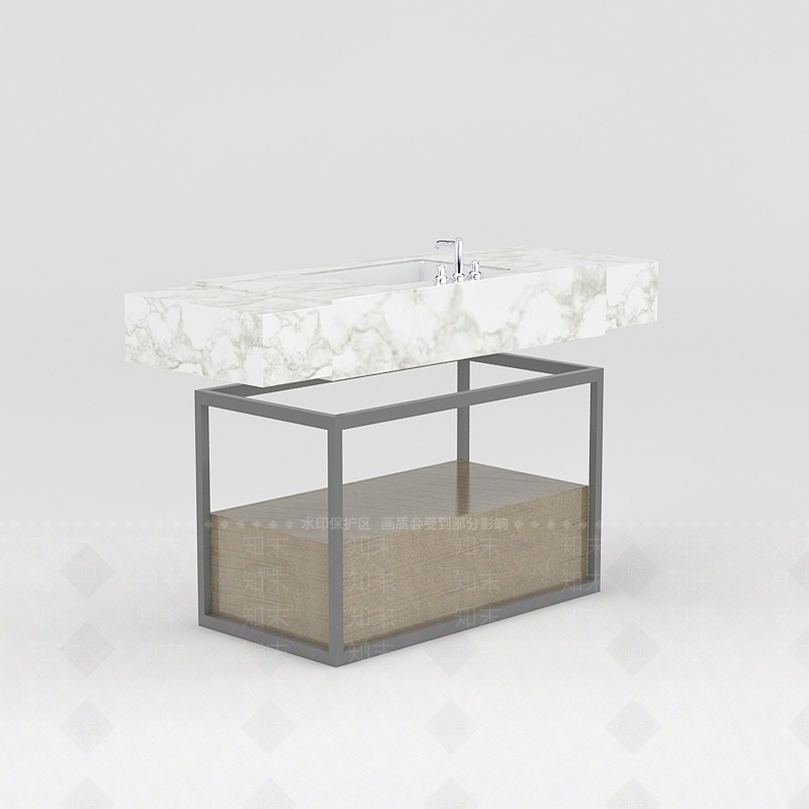 现代洗脸台3D模型下载【ID:1188868154】