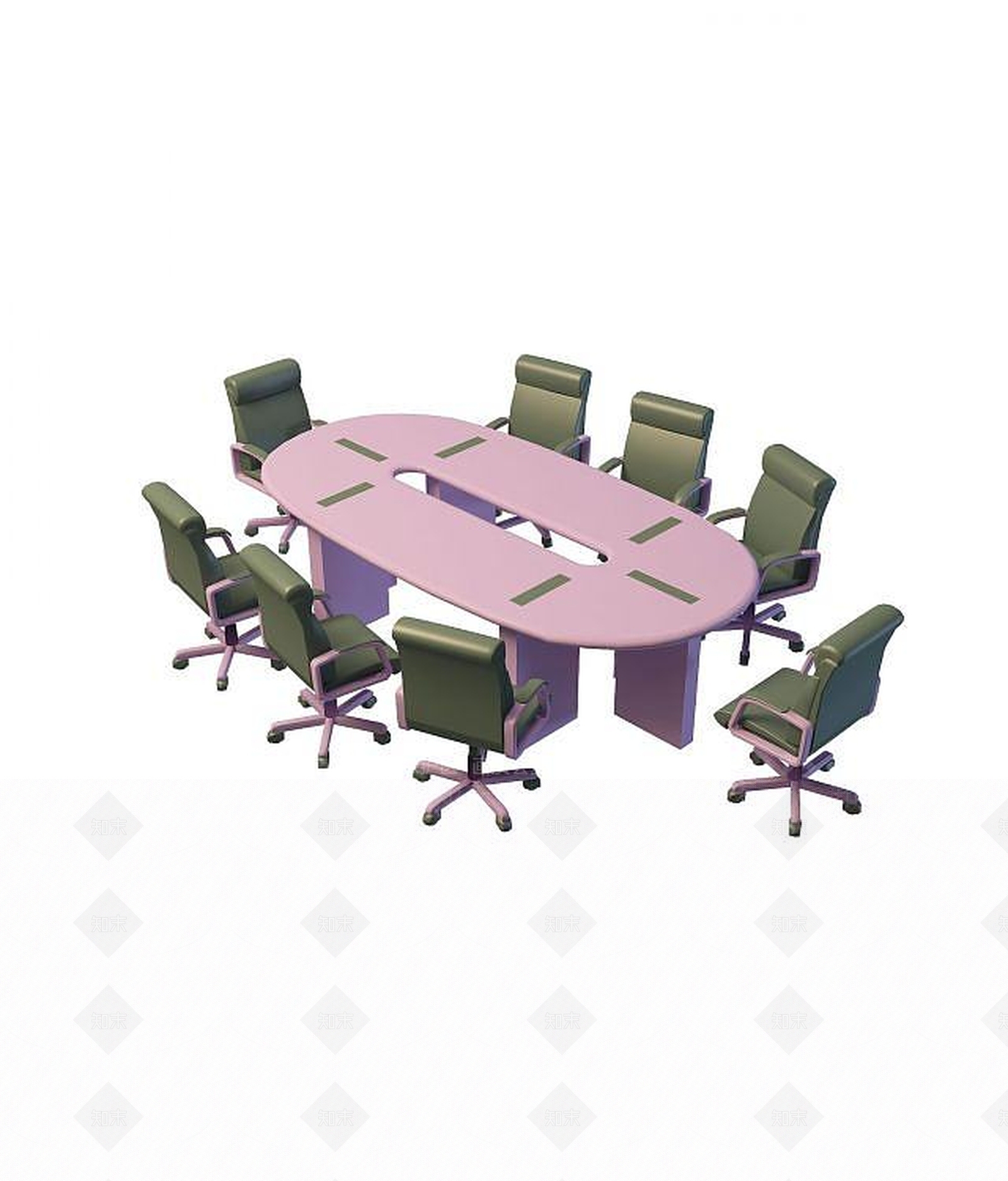 现代公司会议桌椅3D模型下载【ID:1188870857】