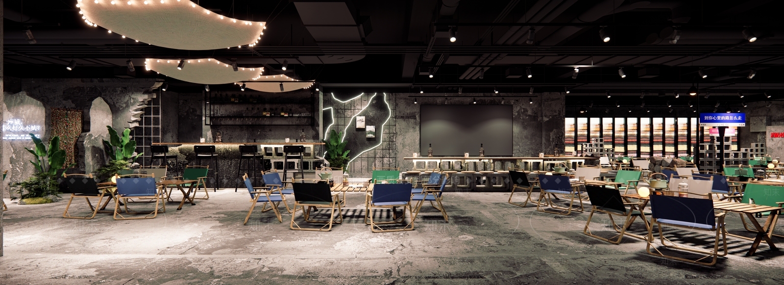 工业复古酒吧SU模型下载【ID:1188872255】