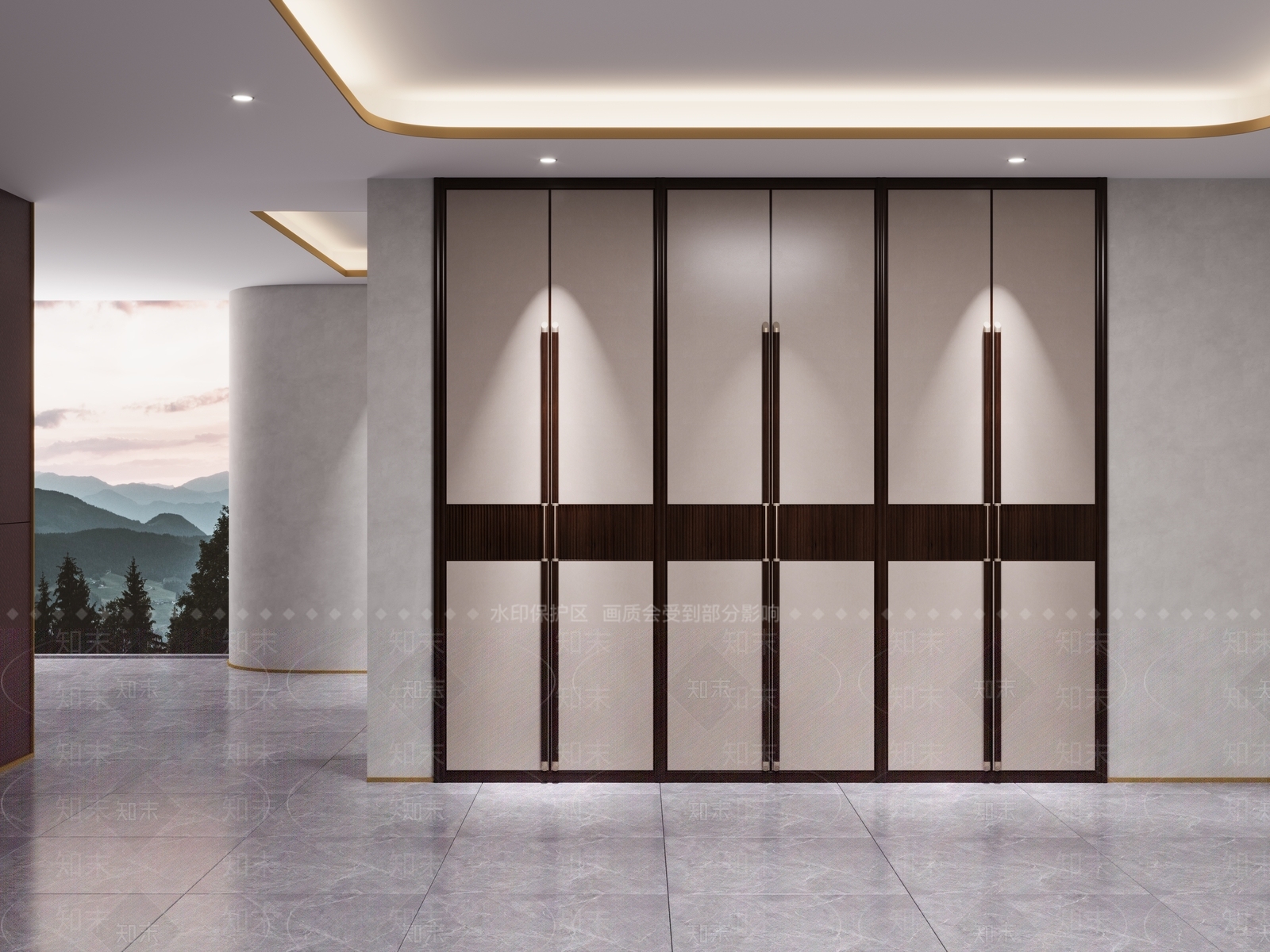 新中式衣柜3D模型下载【ID:1188884001】