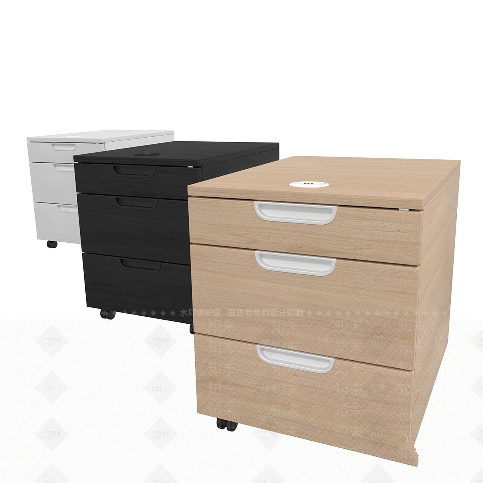 办公桌椅3D模型下载【ID:1188882948】