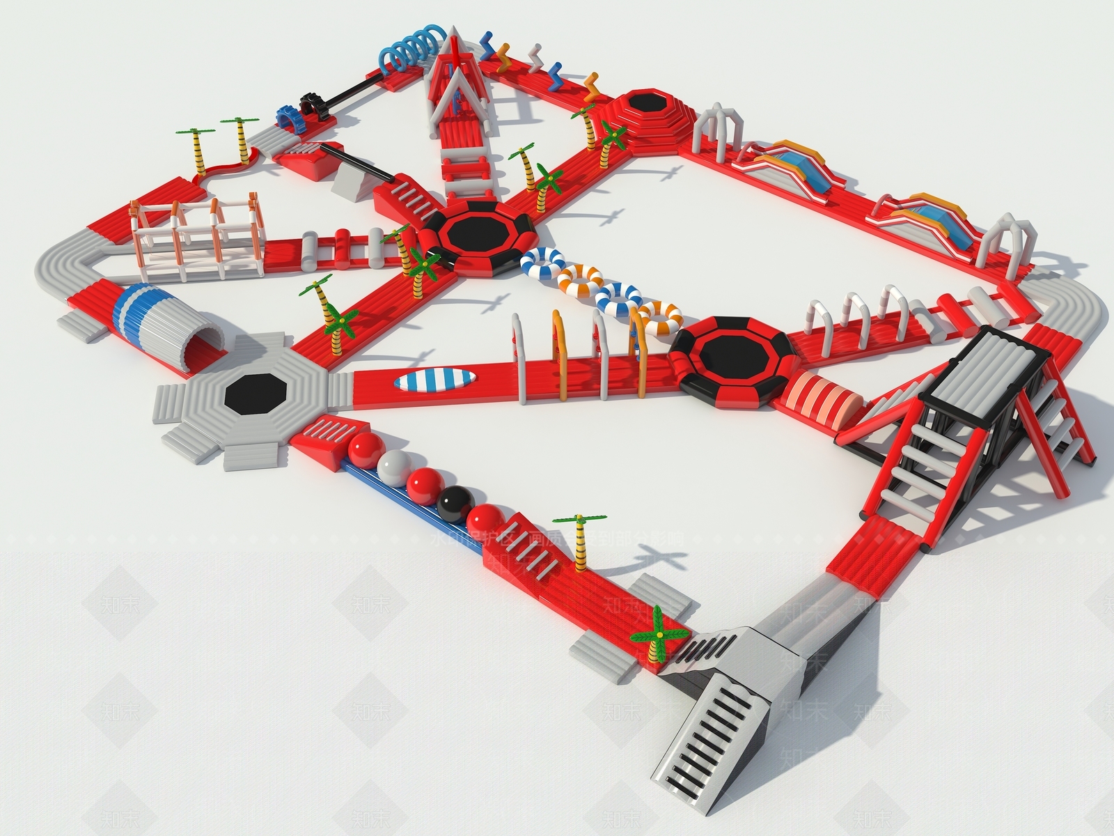 游乐设施SU模型下载【ID:1188884918】