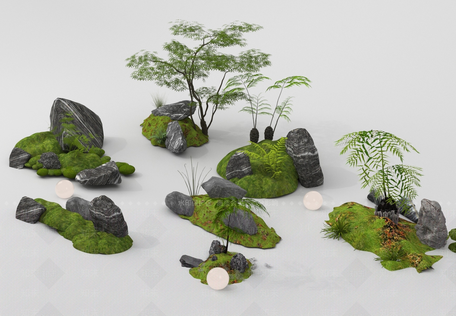 现代其他景观小品3D模型下载【ID:1188887660】