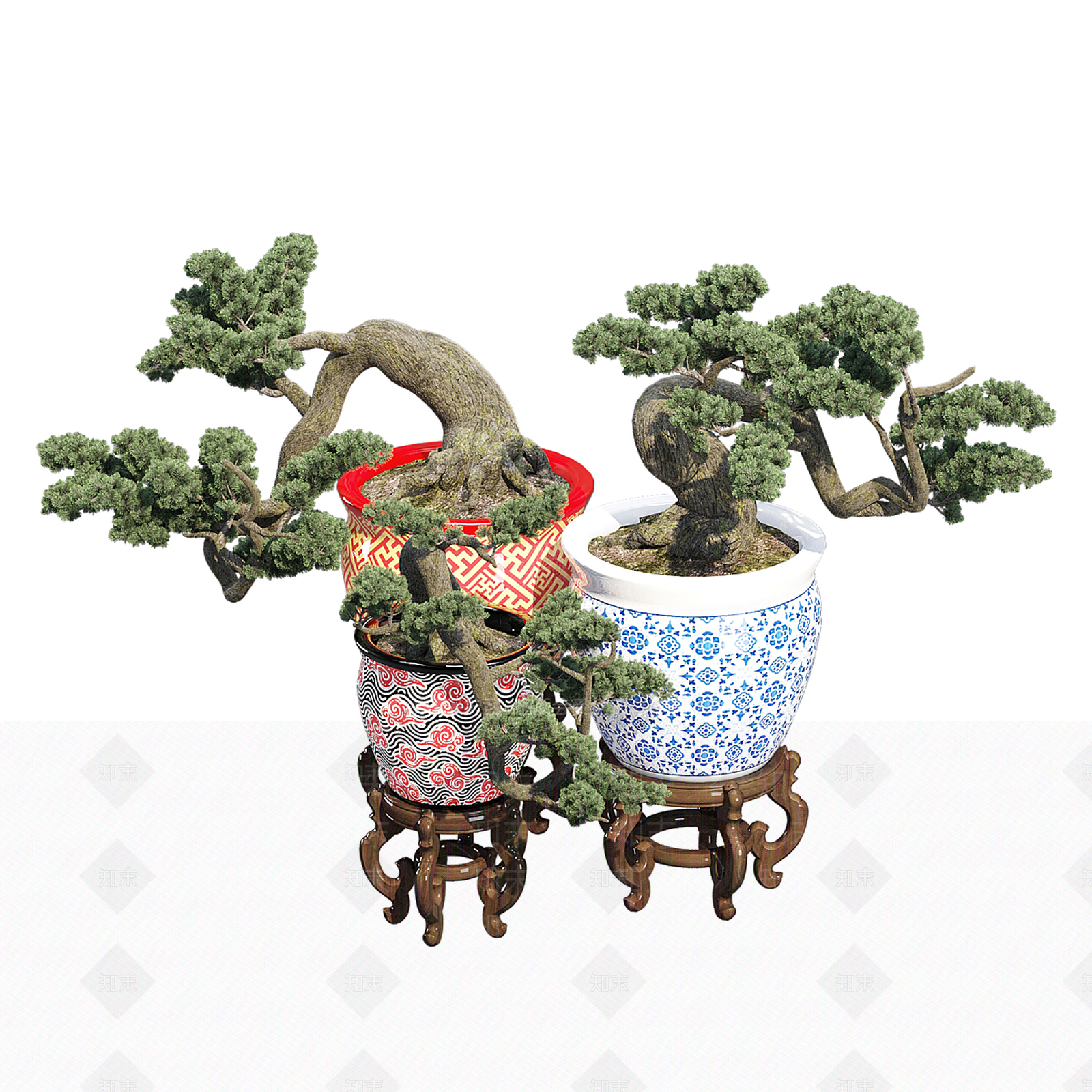 盆景3D模型下载【ID:1188890514】