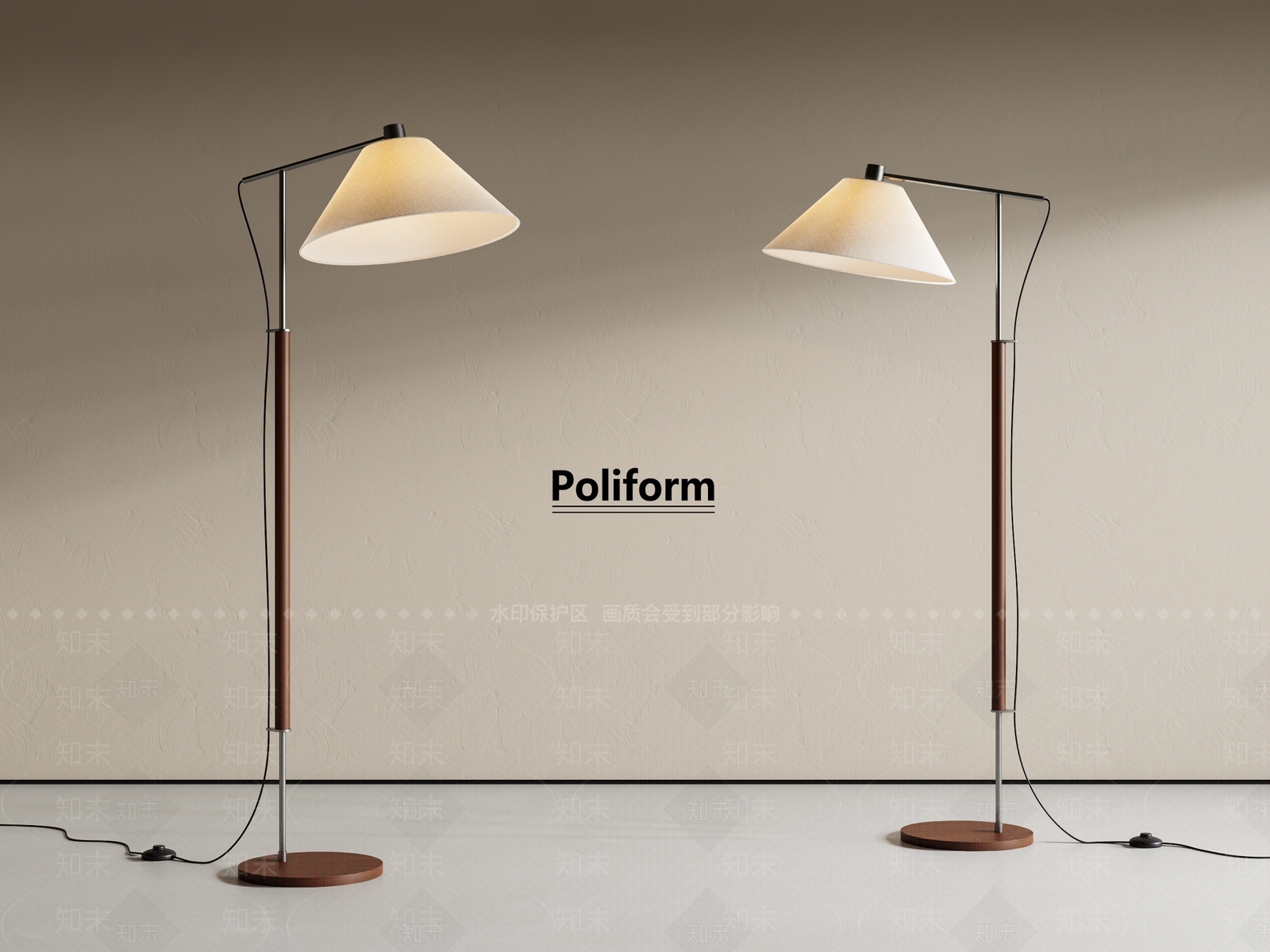 中古侘寂落地灯SU模型下载【ID:1188892046】