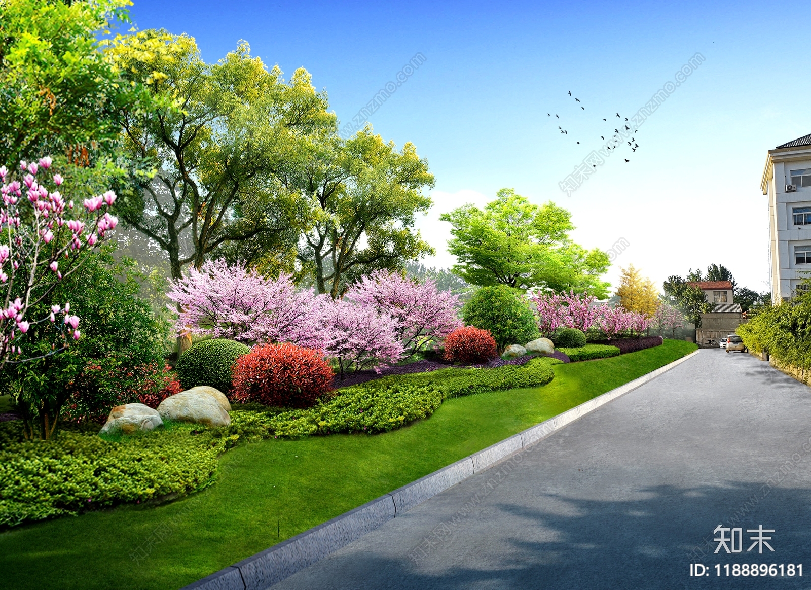 现代简约景观效果图下载【ID:1188896181】