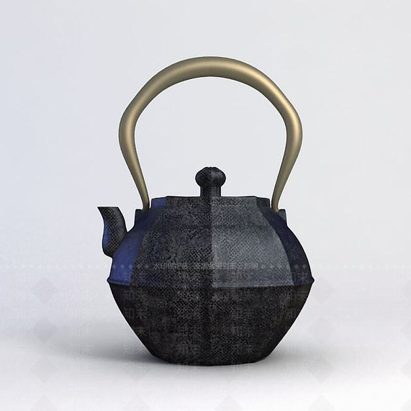 中式茶壶石炉组合3D模型下载【ID:1188896135】