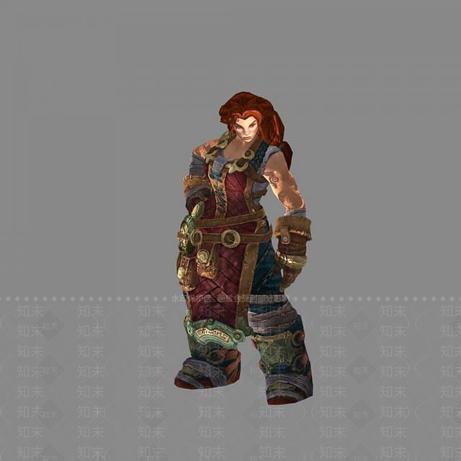 现代游戏角色女性3D模型下载【ID:1188898052】