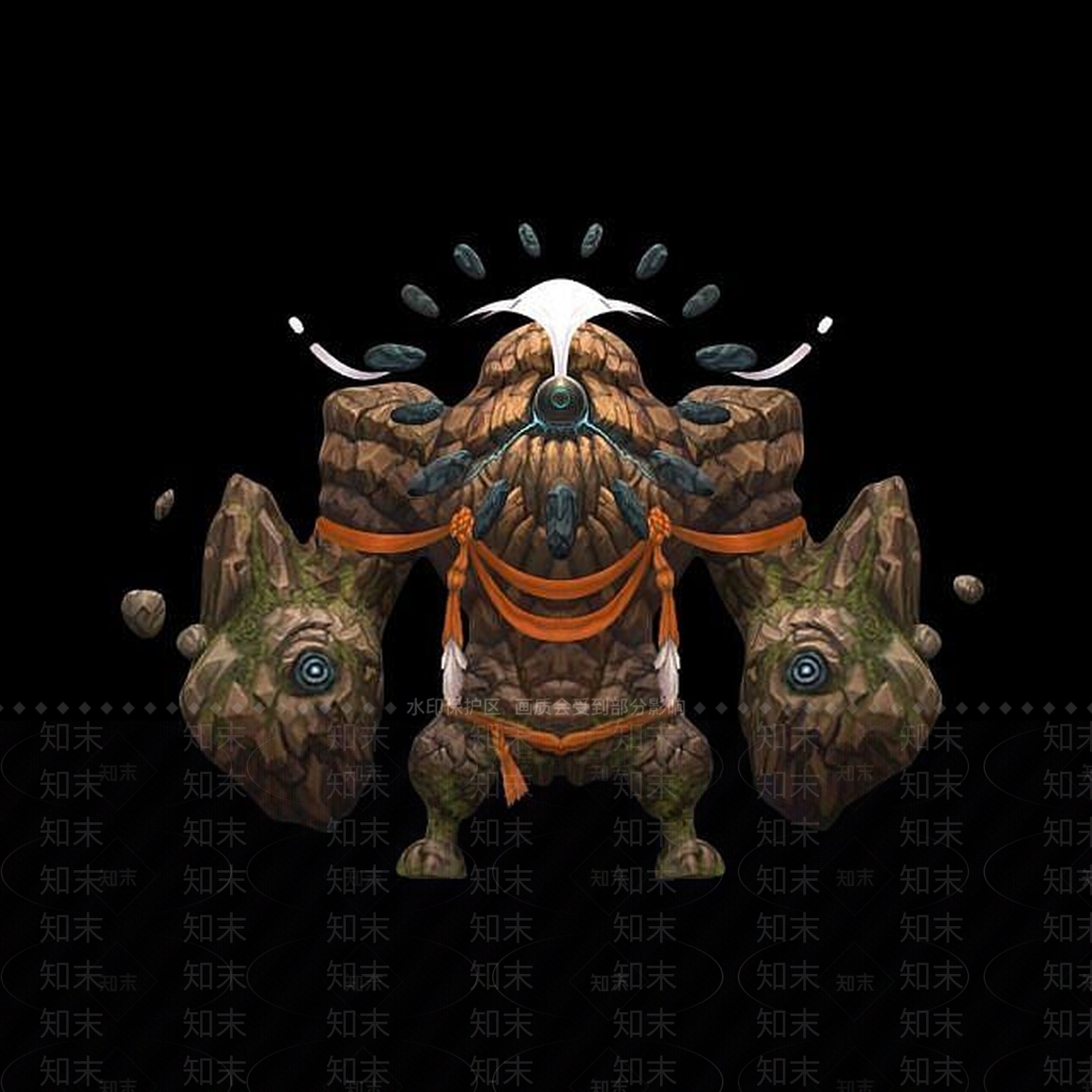 现代石头怪游戏角色3D模型下载【ID:1188901523】