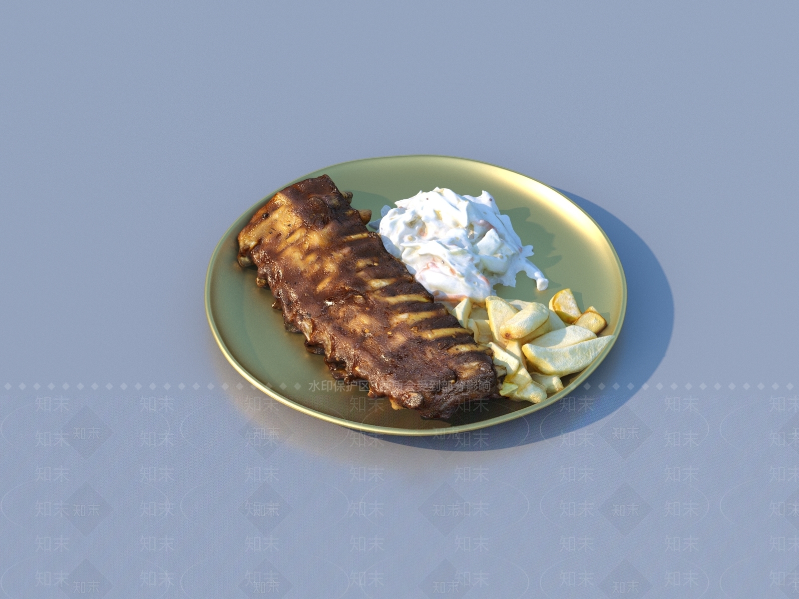 酒水食物3D模型下载【ID:1188902856】