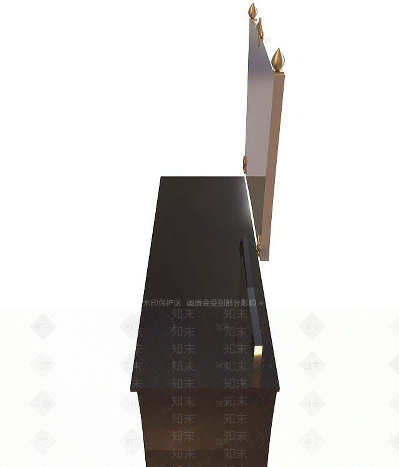 现代书桌3D模型下载【ID:1189611852】