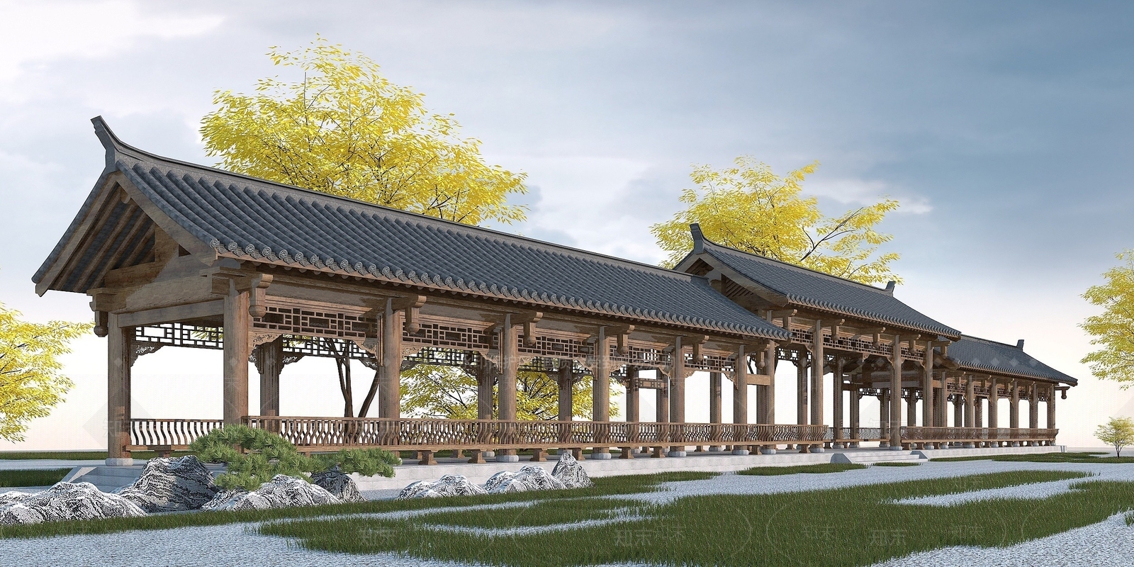 现代其他景观小品3D模型下载【ID:1188914551】