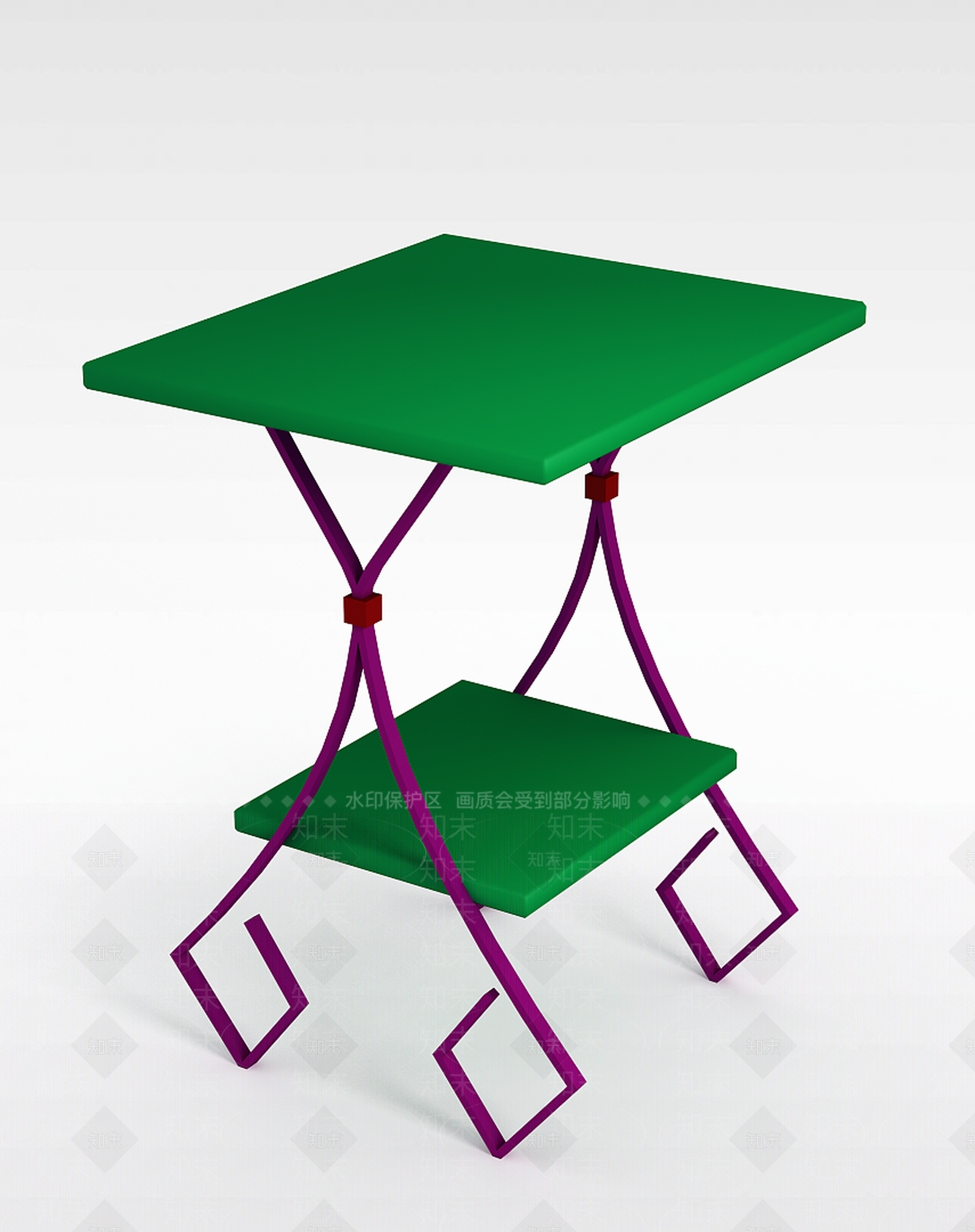 现代花艺桌几3D模型下载【ID:1188916578】